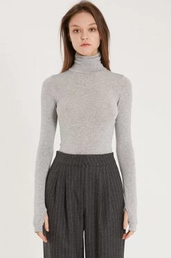 STORETS CLOTHING Ulyana Thumb Hole Slim Top