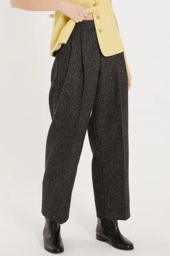 STORETS Ximena Pintuck High Waisted Pants CLOTHING