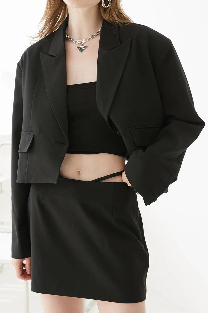 STORETS Hailey Oversized Cropped Jacket CLOTHING