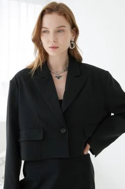 STORETS Hailey Oversized Cropped Jacket CLOTHING