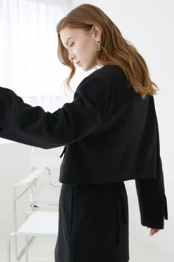 STORETS Hailey Oversized Cropped Jacket CLOTHING