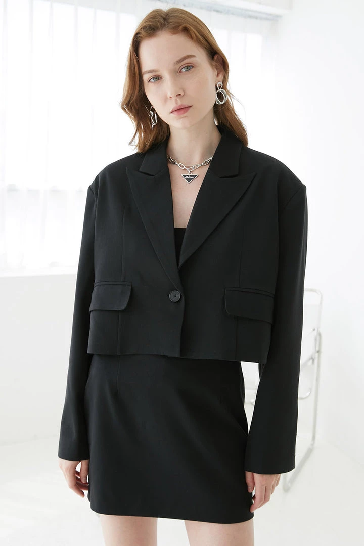 STORETS Hailey Oversized Cropped Jacket CLOTHING