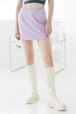 STORETS CLOTHING Hailey Low Rise Skirt W/String