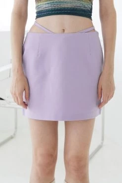 STORETS CLOTHING Hailey Low Rise Skirt W/String