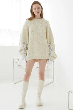 STORETS Influencer Sadie Shirt Combo Knit Pullover Knitwear