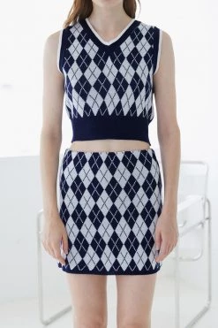 STORETS Cherie Sweater Top And Skirt Set CLOTHING