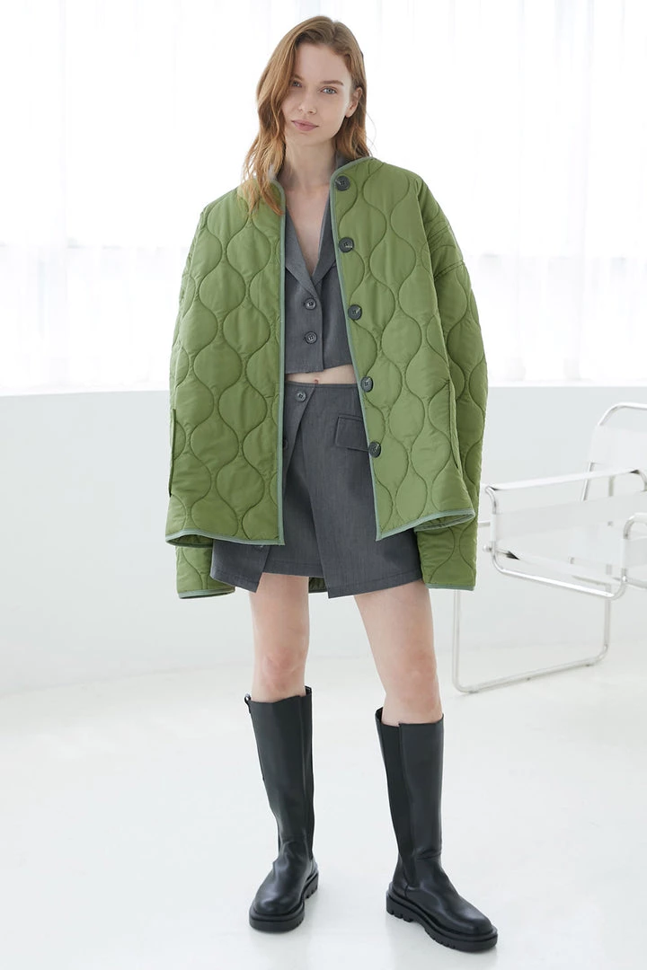 STORETS Delilah Supersized Quilted Coat CLOTHING