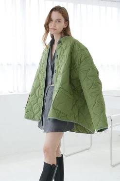 STORETS Delilah Supersized Quilted Coat CLOTHING