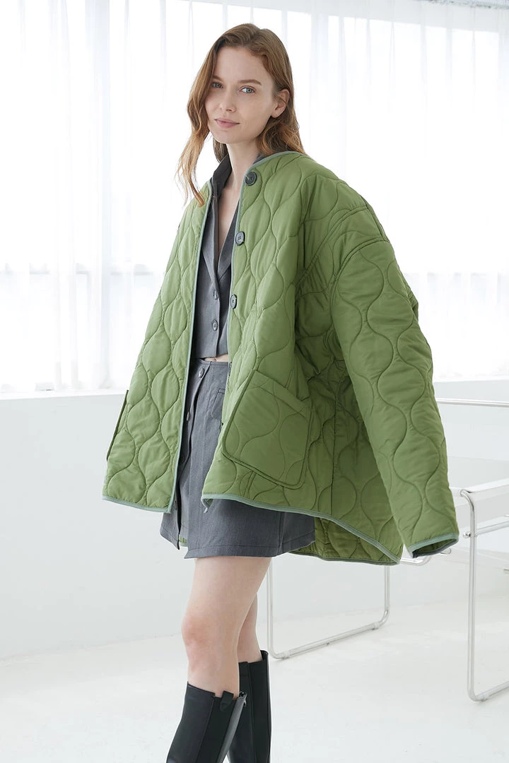 STORETS Delilah Supersized Quilted Coat CLOTHING