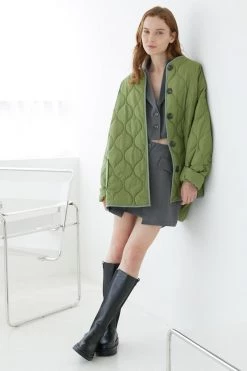 STORETS Delilah Supersized Quilted Coat CLOTHING