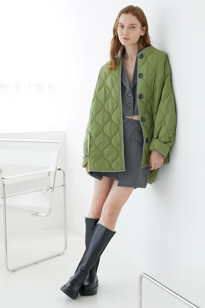 STORETS Delilah Supersized Quilted Coat CLOTHING