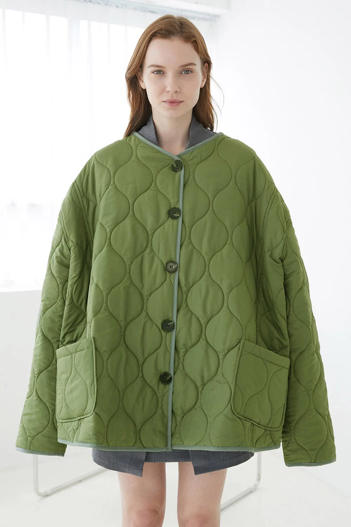 STORETS Delilah Supersized Quilted Coat CLOTHING