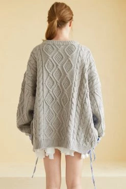 STORETS CLOTHING Sadie Shirt Combo Knit Pullover