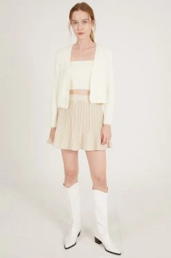 STORETS Bella Fluffy Top And Cardi Set CLOTHING