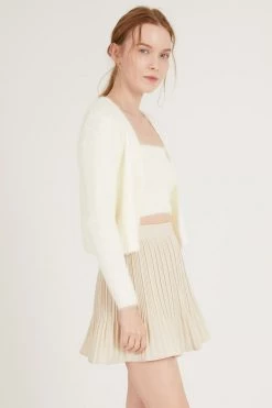 STORETS Bella Fluffy Top And Cardi Set CLOTHING