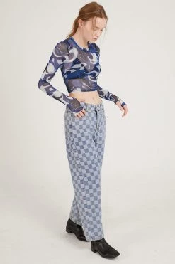 STORETS Nadia Mesh Top W/Thumb Hole