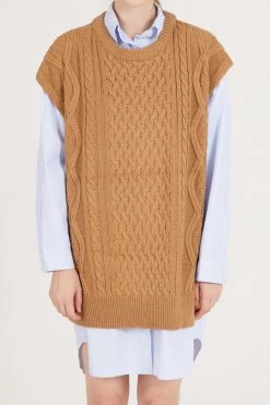 STORETS Harper Oversized Sweater Vest CLOTHING