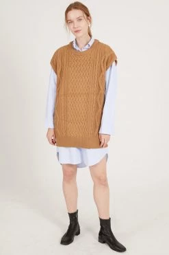 STORETS Harper Oversized Sweater Vest CLOTHING