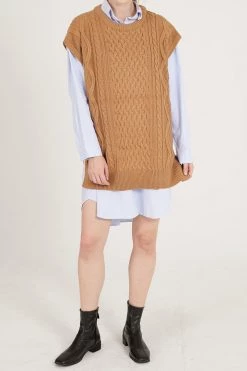 STORETS Harper Oversized Sweater Vest CLOTHING