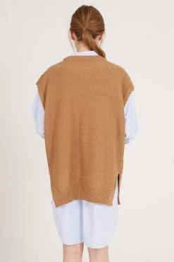 STORETS Harper Oversized Sweater Vest CLOTHING