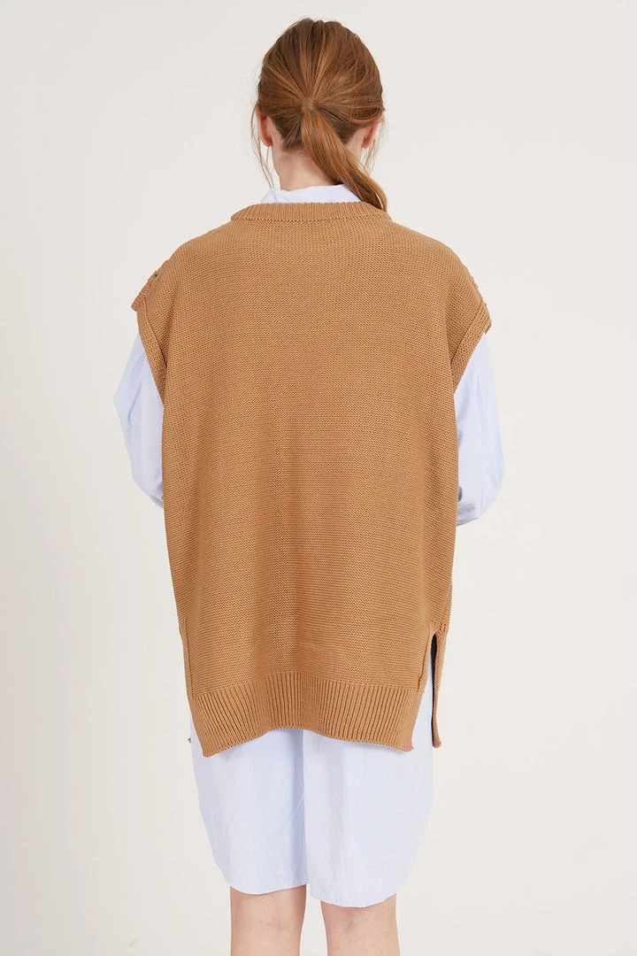 STORETS Harper Oversized Sweater Vest CLOTHING