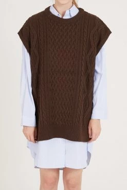 STORETS Harper Oversized Sweater Vest CLOTHING
