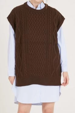 STORETS Harper Oversized Sweater Vest CLOTHING