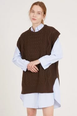 STORETS Harper Oversized Sweater Vest CLOTHING