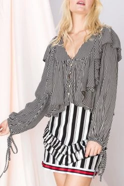 STORETS SALE Celia Stripe And Stripe Skirt