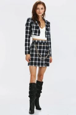 STORETS CLOTHING Jade Plaid Check 2-Piece Set