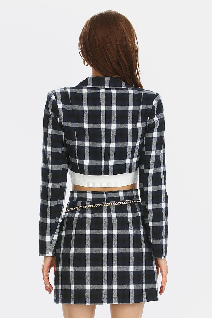 STORETS CLOTHING Jade Plaid Check 2-Piece Set