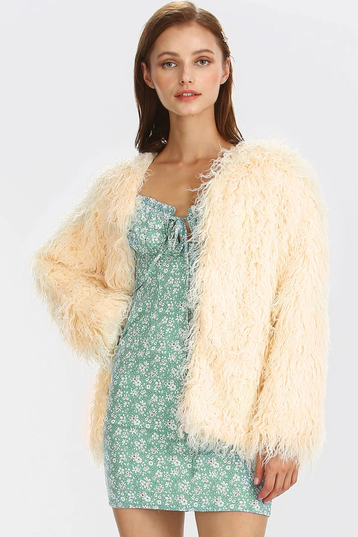 STORETS Valerie Fluffy Shaggy Jacket