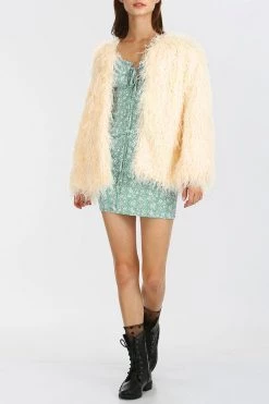 STORETS Valerie Fluffy Shaggy Jacket