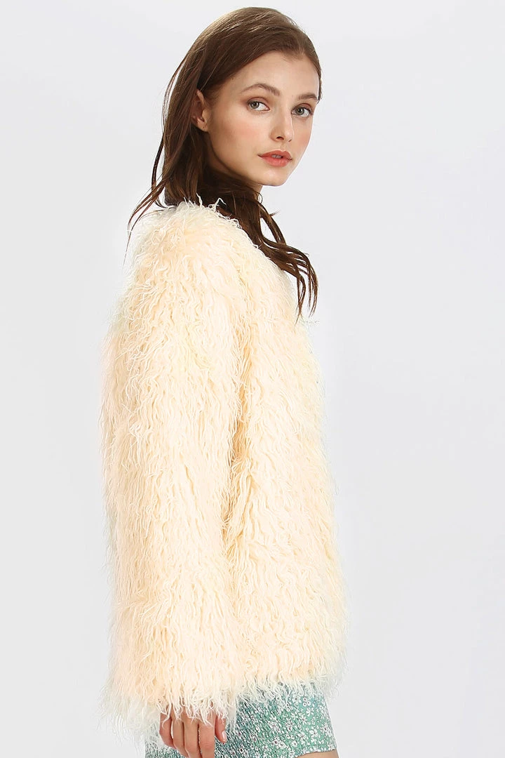 STORETS Valerie Fluffy Shaggy Jacket