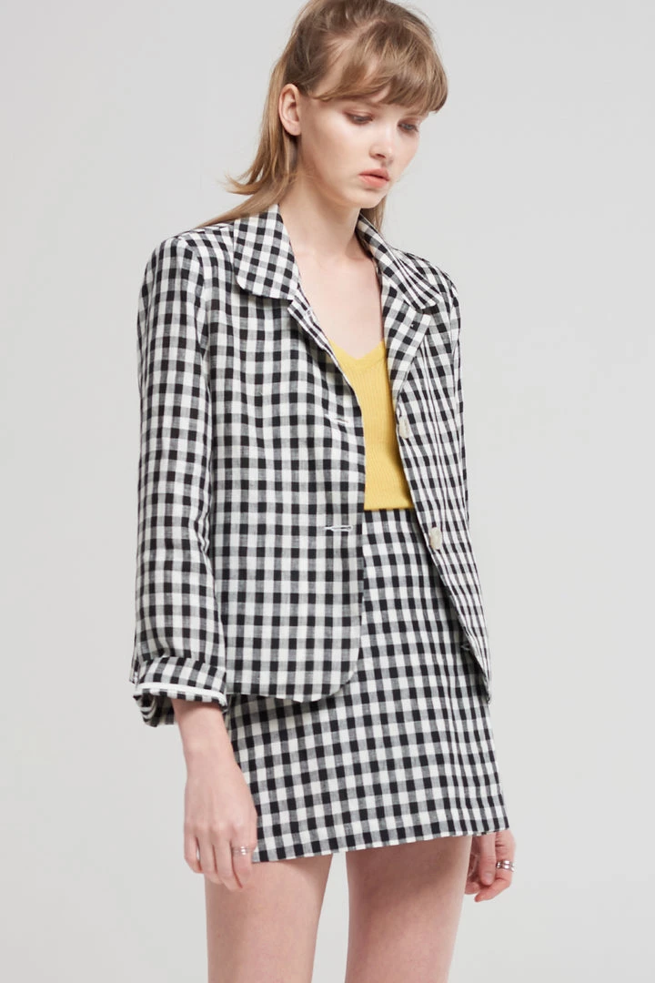 STORETS SALE Cheyenne Checked Twig Skirt CLOTHING