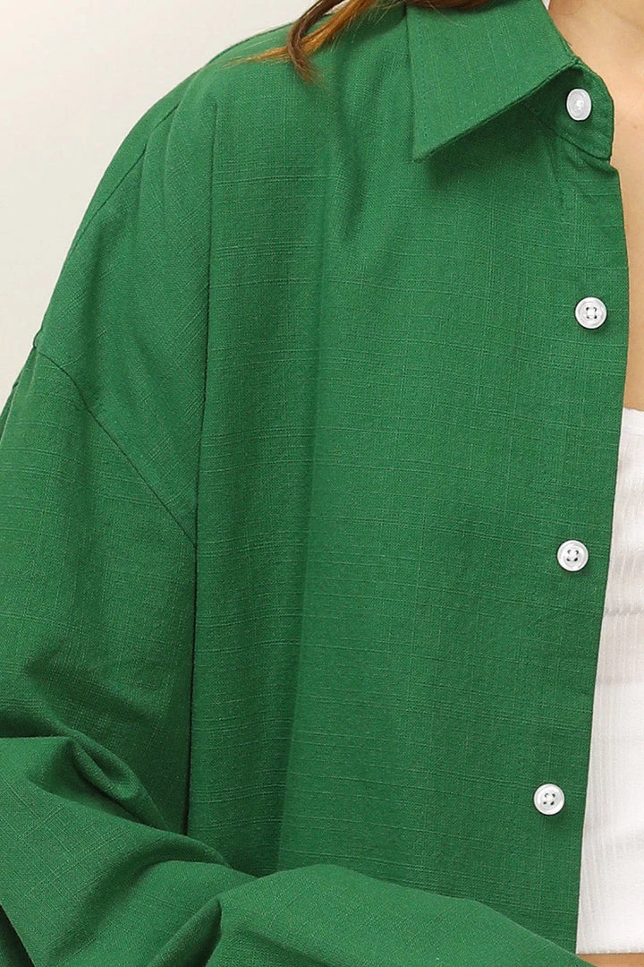 STORETS Influencer Sadie Boyfriend Linen Shirt BEST-SELLERS