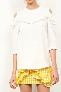 STORETS SALE Doa Ruffle Blouse CLOTHING