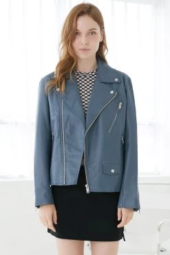 STORETS Samantha Faux Leather Jacket CLOTHING