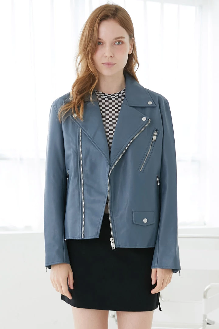STORETS Samantha Faux Leather Jacket CLOTHING