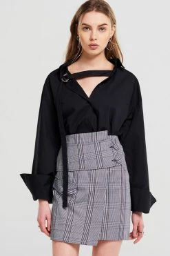 STORETS SALE Karia High Waist Belted Skirt