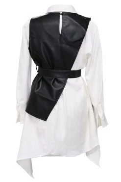 STORETS Knox Pleather Vest And Dress Set CLOTHING