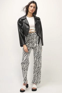 STORETS Gracelyn Cropped Biker Jacket