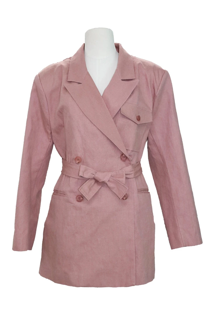 STORETS Marissa Linen Oversized Jacket CLOTHING