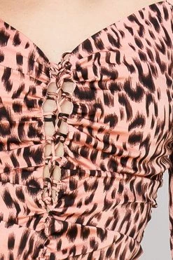 STORETS SALE Nicole Leopard Print Dress-2 Colors