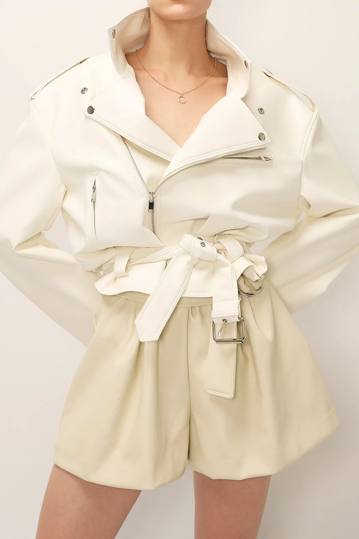 STORETS BEST-SELLERS Emma Pleather Rider Jacket