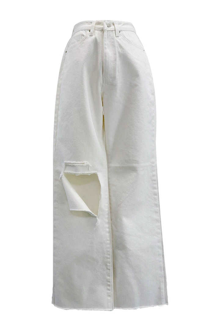 STORETS CLOTHING Haily Slash Ripped Jeans