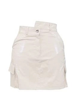 STORETS CLOTHING Kana Crinkle Metallic Skirt