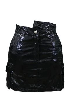 STORETS CLOTHING Kana Crinkle Metallic Skirt