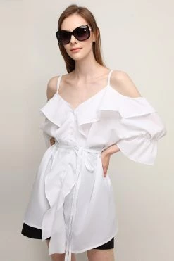 STORETS CLOTHING Elisabeth Cold Shoulder Dress