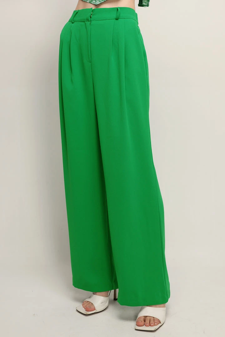 STORETS Kennedy Pintuck Wide Pants CLOTHING